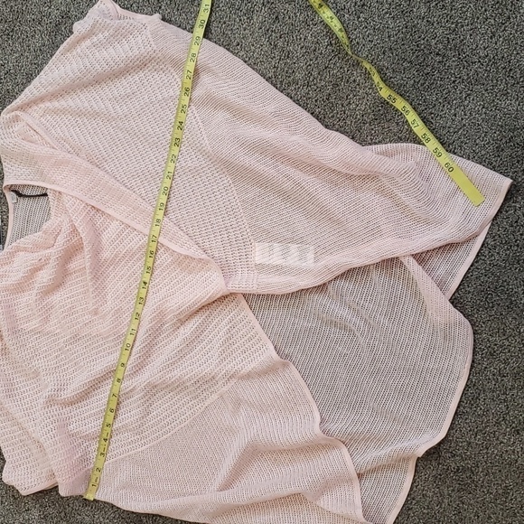 NWT AllSaints ITAT Twist Tee Candy Pink Sweater poncho sz XS - Picture 9 of 10